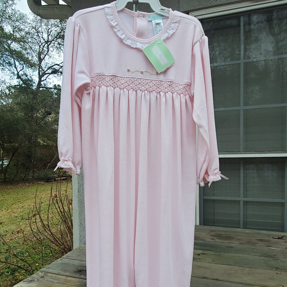 Pink smocked converter 24 month